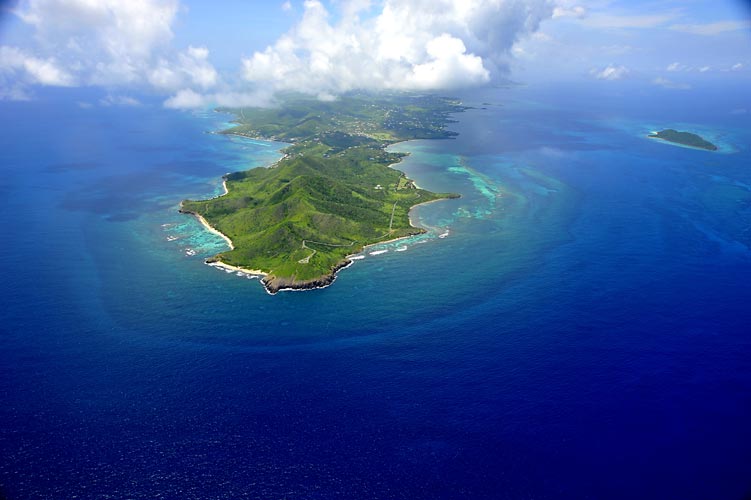 Photograper Chris Simmons captured this shot of East St. Croix from 3000 ft.