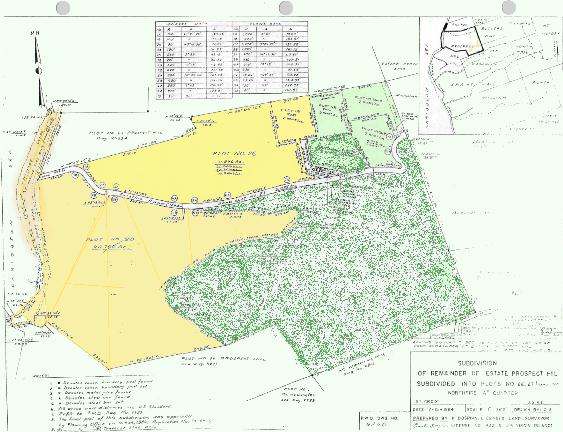 Plot map of Butler Bay